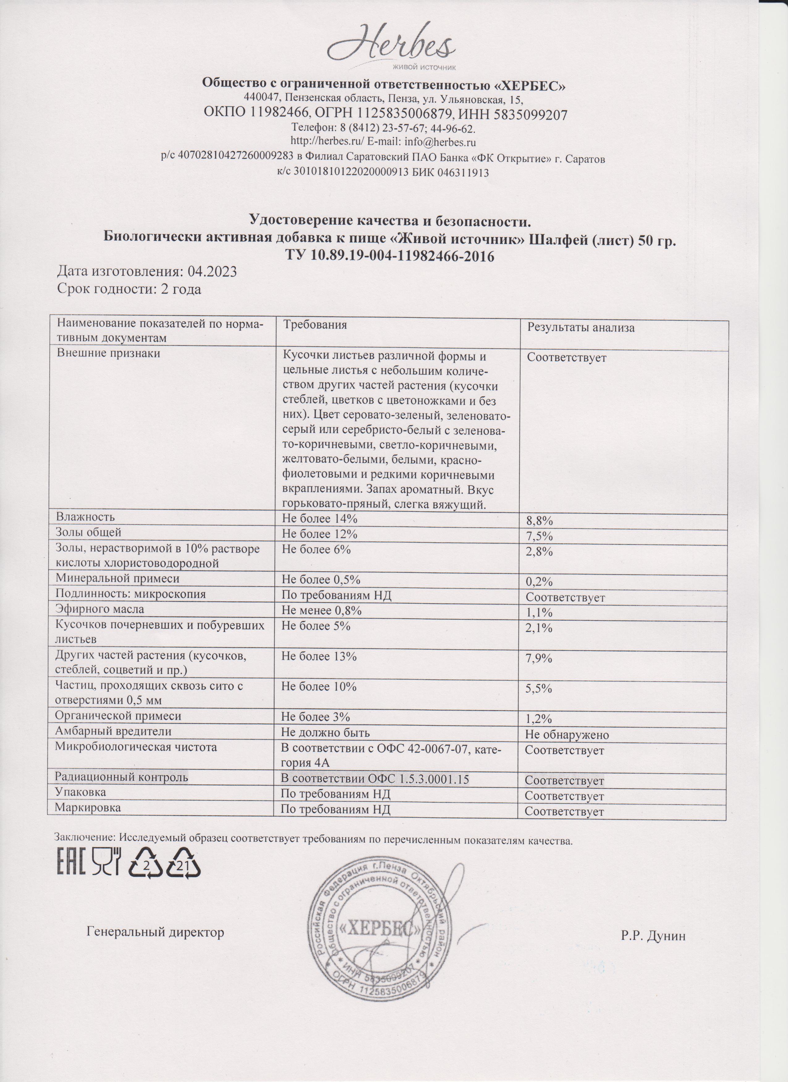 Паспорт №042023